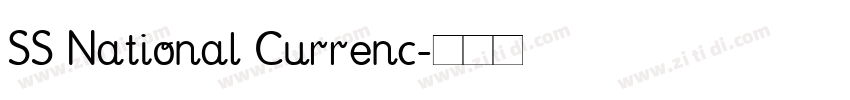 SS National Currenc字体转换